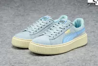 nouvelle femmes puma et rihanna chaussures collection water blue